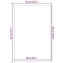 Felpudo marrón 60x90 cm by , Doormats - Ref: Foro24-4105580, Price: 17,68 €, Discount: %