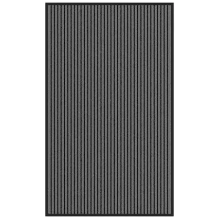 Felpudo a rayas negro y gris 90x150 cm by , Doormats - Ref: Foro24-4105596, Price: 34,30 €, Discount: %