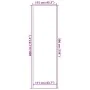 Felpudo negro 115x400 cm von , Fußmatten - Ref: Foro24-4105610, Preis: 97,22 €, Rabatt: %