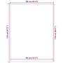 Felpudo negro 90x120 cm von , Fußmatten - Ref: Foro24-4105606, Preis: 39,65 €, Rabatt: %