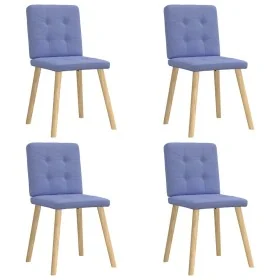 Sillas de comedor 4 uds tela azul jeans von , Essstühle - Ref: Foro24-3315178, Preis: 193,14 €, Rabatt: %