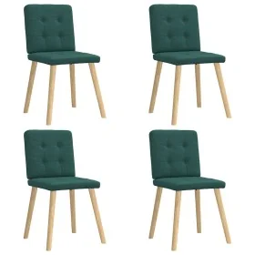 Sillas de comedor 4 unidades tela verde oscuro von , Essstühle - Ref: Foro24-3315173, Preis: 193,14 €, Rabatt: %