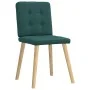 Sillas de comedor 4 unidades tela verde oscuro by , dining chairs - Ref: Foro24-3315173, Price: 193,13 €, Discount: %