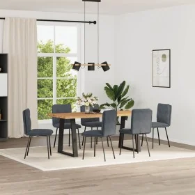 Sillas de comedor 6 unidades terciopelo gris oscuro von , Essstühle - Ref: Foro24-3315680, Preis: 256,44 €, Rabatt: %