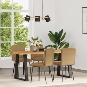 Sillas de comedor 4 unidades terciopelo marrón by , dining chairs - Ref: Foro24-3315417, Price: 169,90 €, Discount: %