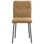 Sillas de comedor 4 unidades terciopelo marrón by , dining chairs - Ref: Foro24-3315417, Price: 169,88 €, Discount: %