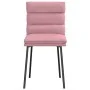 Sillas de comedor 6 unidades terciopelo rosa by , dining chairs - Ref: Foro24-3315656, Price: 269,61 €, Discount: %