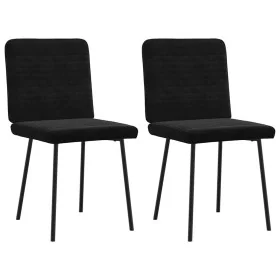 Sillas de comedor 2 unidades terciopelo negro von , Essstühle - Ref: Foro24-4101139, Preis: 88,68 €, Rabatt: %