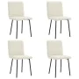 Sillas de comedor 4 unidades terciopelo crema von , Essstühle - Ref: Foro24-3315242, Preis: 168,40 €, Rabatt: %