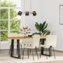 Sillas de comedor 4 unidades terciopelo crema von , Essstühle - Ref: Foro24-3315242, Preis: 168,40 €, Rabatt: %