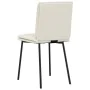 Sillas de comedor 6 unidades de terciopelo crema de , Sillas de comedor - Ref: Foro24-3315623, Precio: 263,89 €, Descuento: %