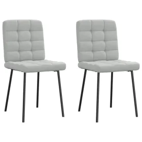 Sillas de comedor 2 unidades terciopelo gris claro von , Essstühle - Ref: Foro24-4101080, Preis: 90,05 €, Rabatt: %
