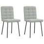 Sillas de comedor 2 unidades terciopelo gris claro von , Essstühle - Ref: Foro24-4101080, Preis: 90,05 €, Rabatt: %