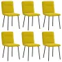 Sillas de comedor 6 unidades terciopelo amarillo von , Essstühle - Ref: Foro24-3315586, Preis: 247,35 €, Rabatt: %