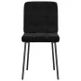 Sillas de comedor 4 unidades terciopelo negro de , Sillas de comedor - Ref: Foro24-3315186, Precio: 169,53 €, Descuento: %