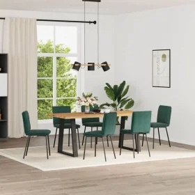 Sillas de comedor 6 unidades terciopelo verde oscuro von , Essstühle - Ref: Foro24-3315616, Preis: 261,07 €, Rabatt: %