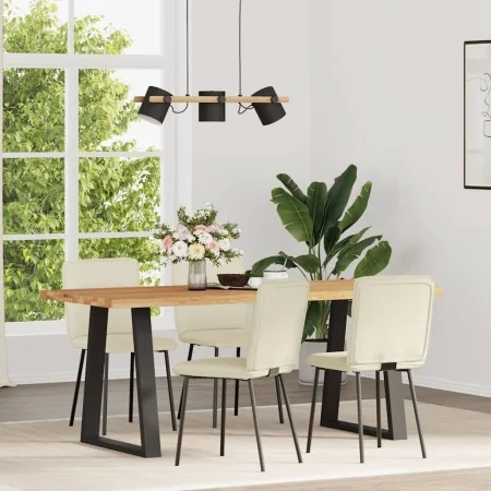 Sillas de comedor 4 unidades terciopelo crema von , Essstühle - Ref: Foro24-3315318, Preis: 169,35 €, Rabatt: %