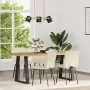 Sillas de comedor 4 unidades terciopelo crema von , Essstühle - Ref: Foro24-3315318, Preis: 169,35 €, Rabatt: %