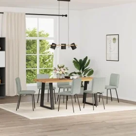 Sillas de comedor giratorias 6 uds terciopelo gris claro by , dining chairs - Ref: Foro24-3315614, Price: 263,93 €, Discount: %