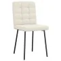 Sillas de comedor 2 unidades terciopelo crema de , Sillas de comedor - Ref: Foro24-4101089, Precio: 89,87 €, Descuento: %