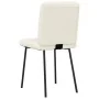 Sillas de comedor 2 unidades terciopelo crema de , Sillas de comedor - Ref: Foro24-4101089, Precio: 89,87 €, Descuento: %