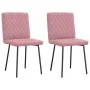 Sillas de comedor 2 unidades terciopelo rosa von , Essstühle - Ref: Foro24-4101107, Preis: 85,43 €, Rabatt: %