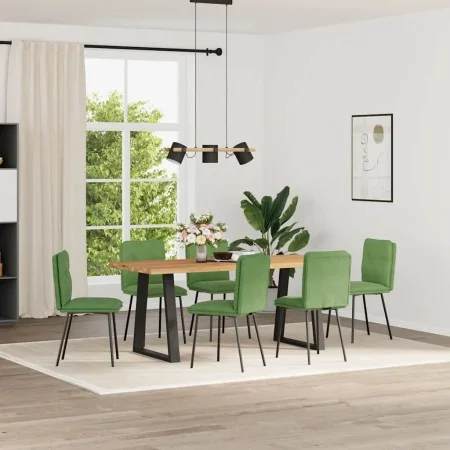 Sillas de comedor 6 unidades terciopelo verde claro by , dining chairs - Ref: Foro24-3315682, Price: 253,66 €, Discount: %