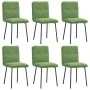 Sillas de comedor 6 unidades terciopelo verde claro by , dining chairs - Ref: Foro24-3315682, Price: 253,66 €, Discount: %