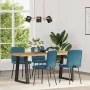 Sillas de comedor 4 unidades terciopelo azul de , Sillas de comedor - Ref: Foro24-3315190, Precio: 170,25 €, Descuento: %