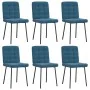 Sillas de comedor 6 unidades terciopelo azul von , Essstühle - Ref: Foro24-3315460, Preis: 254,00 €, Rabatt: %