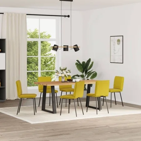 Sillas de comedor 6 unidades terciopelo amarillo by , dining chairs - Ref: Foro24-3315621, Price: 261,05 €, Discount: %