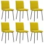 Sillas de comedor 6 unidades terciopelo amarillo by , dining chairs - Ref: Foro24-3315621, Price: 261,05 €, Discount: %