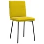 Sillas de comedor 6 unidades terciopelo amarillo by , dining chairs - Ref: Foro24-3315621, Price: 261,05 €, Discount: %