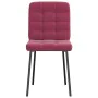 Sillas de comedor 6 unidades terciopelo rojo tinto by , dining chairs - Ref: Foro24-3315455, Price: 253,40 €, Discount: %