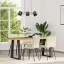 Sillas de comedor 4 unidades terciopelo crema von , Essstühle - Ref: Foro24-3315353, Preis: 176,89 €, Rabatt: %