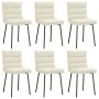 Sillas de comedor 6 unidades de terciopelo crema von , Essstühle - Ref: Foro24-3315661, Preis: 270,50 €, Rabatt: %