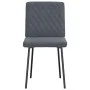 Sillas de comedor 6 unidades terciopelo gris oscuro de , Sillas de comedor - Ref: Foro24-3315474, Precio: 248,03 €, Descuento: %