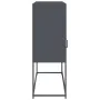 Aparador de acero laminado en frío antracita 100,5x39x107 cm by , Sideboards - Ref: Foro24-853418, Price: 118,89 €, Discount: %