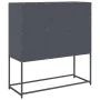 Aparador de acero laminado en frío antracita 100,5x39x107 cm by , Sideboards - Ref: Foro24-853418, Price: 118,89 €, Discount: %