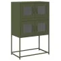 Aparador de acero verde oliva 68x39x107 cm de , Aparadores - Ref: Foro24-853348, Precio: 100,58 €, Descuento: %