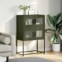 Aparador de acero verde oliva 68x39x107 cm de , Aparadores - Ref: Foro24-853348, Precio: 100,58 €, Descuento: %