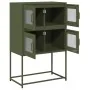 Aparador de acero verde oliva 68x39x107 cm de , Aparadores - Ref: Foro24-853348, Precio: 100,58 €, Descuento: %