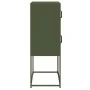 Aparador de acero verde oliva 68x39x107 cm de , Aparadores - Ref: Foro24-853348, Precio: 100,58 €, Descuento: %