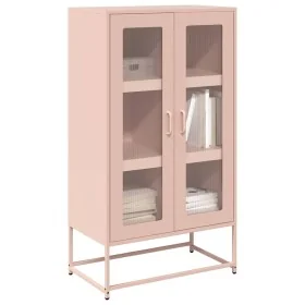 Aparador de acero rosa 68x39x123 cm by , Sideboards - Ref: Foro24-853357, Price: 152,62 €, Discount: %