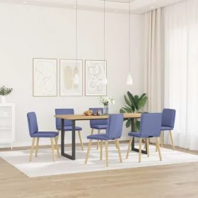Sillas de comedor 6 uds tela azul jeans von , Essstühle - Ref: Foro24-3315635, Preis: 314,58 €, Rabatt: %