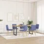 Sillas de comedor 6 uds tela azul jeans de , Sillas de comedor - Ref: Foro24-3315635, Precio: 314,55 €, Descuento: %