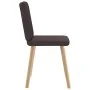 Sillas de comedor 6 unidades tela marrón oscuro by , dining chairs - Ref: Foro24-3315571, Price: 292,28 €, Discount: %