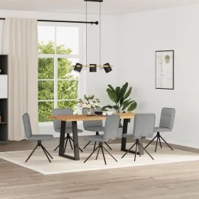 Sillas de comedor 6 unidades de tela gris claro von , Essstühle - Ref: Foro24-3315602, Preis: 300,95 €, Rabatt: %