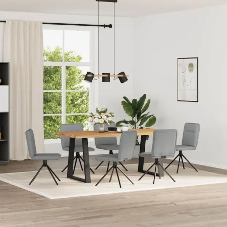 Sillas de comedor 6 unidades de tela gris claro by , dining chairs - Ref: Foro24-3315602, Price: 300,94 €, Discount: %