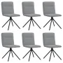 Sillas de comedor 6 unidades de tela gris claro by , dining chairs - Ref: Foro24-3315602, Price: 300,94 €, Discount: %